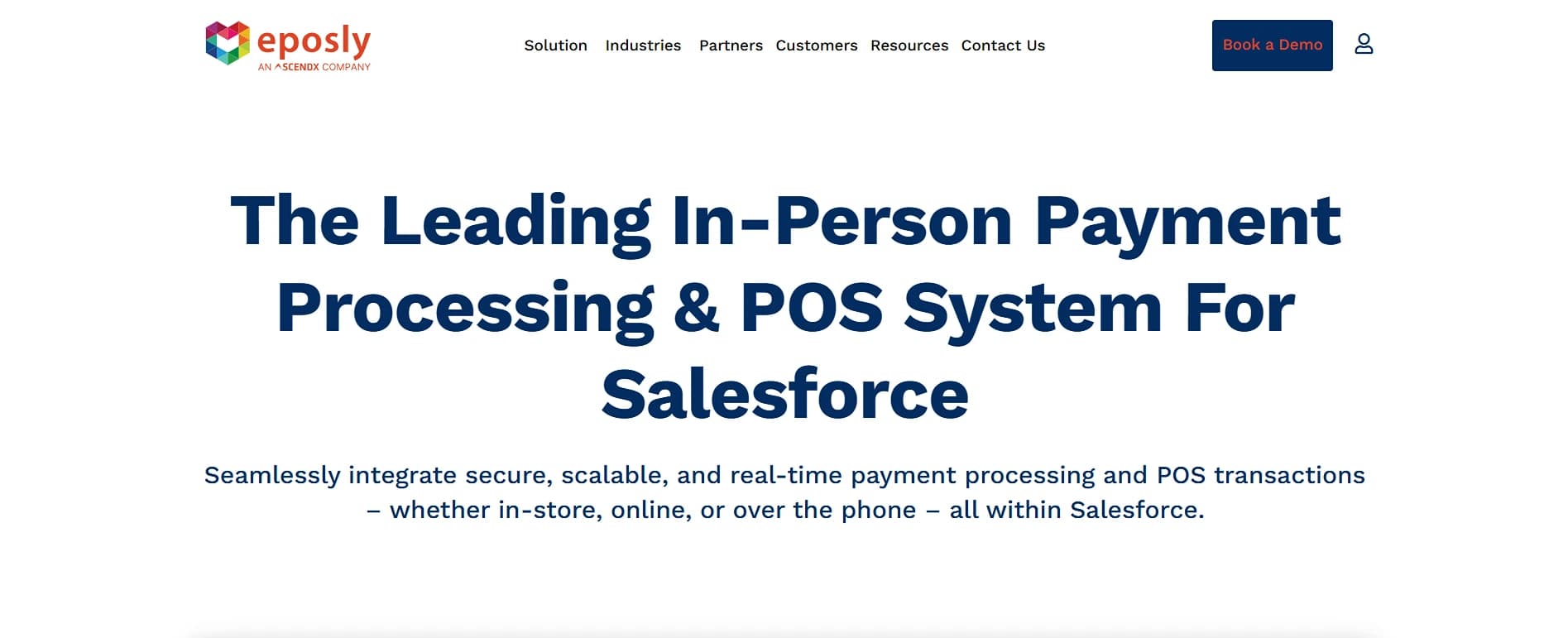 EPOSLY, a Salesforce native in-person payment processing solution