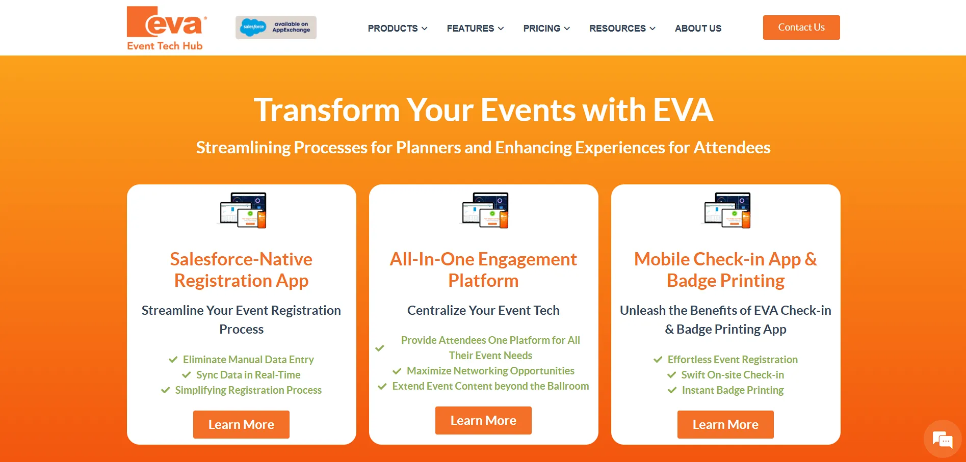 EVA Event as a Salesforce native event management and ticketing platform