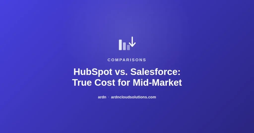 HubSpot vs Salesforce true cost of ownership for mid-market companies — ARDN Cloud Solutions