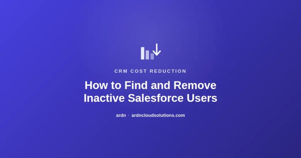 How to find and remove inactive Salesforce users — ARDN Cloud Solutions