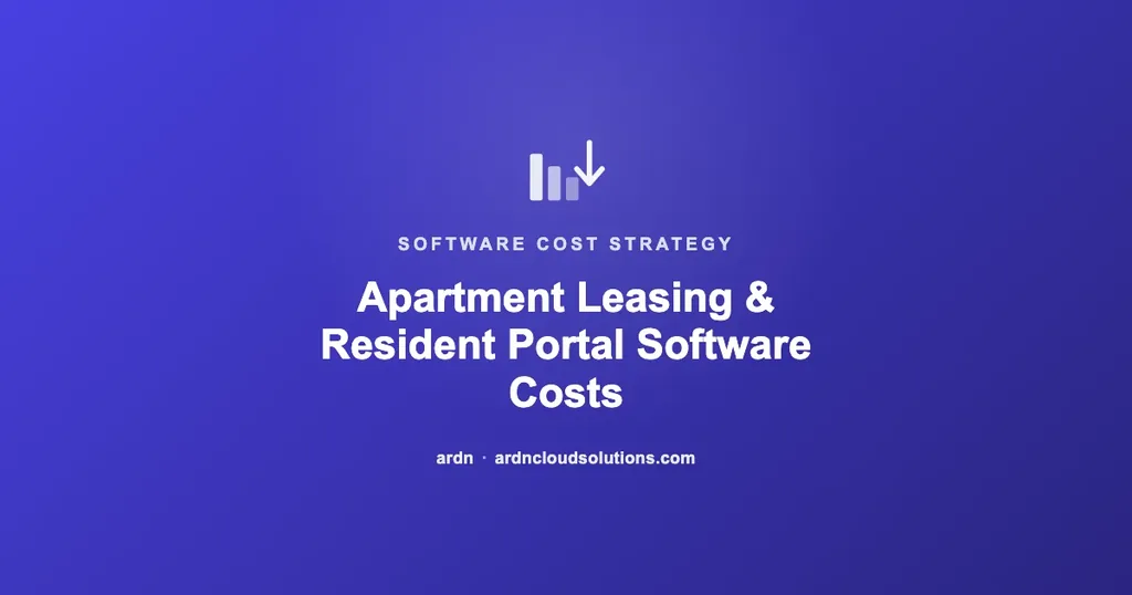 Apartment leasing and resident portal software per-unit costs — ARDN Cloud Solutions