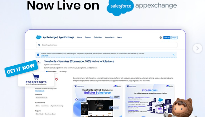 Salesforce Ecommerce Platform for High-Volume, Multi-Entity Commerce