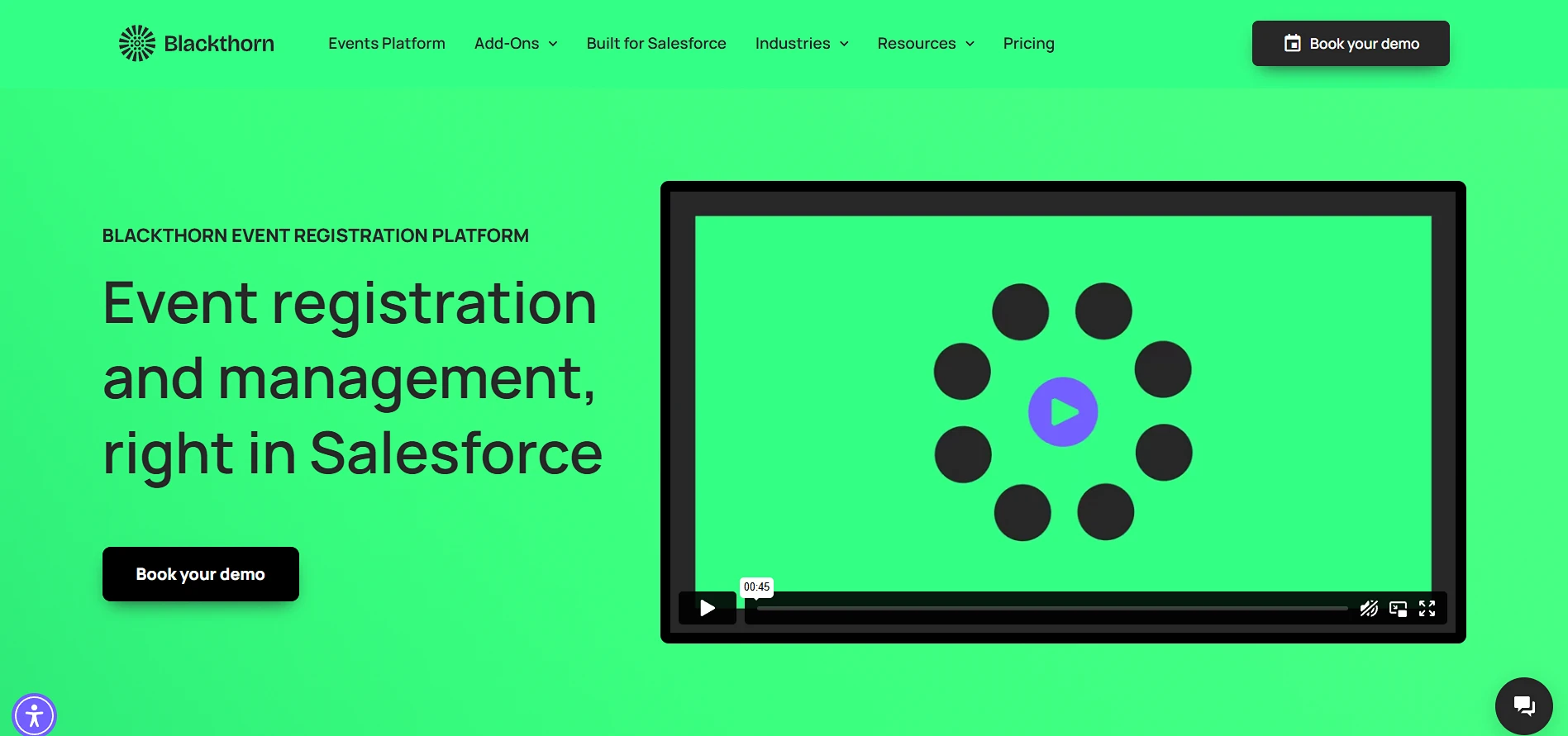 Blackthorn as an event management and ticketing tool for Salesforce