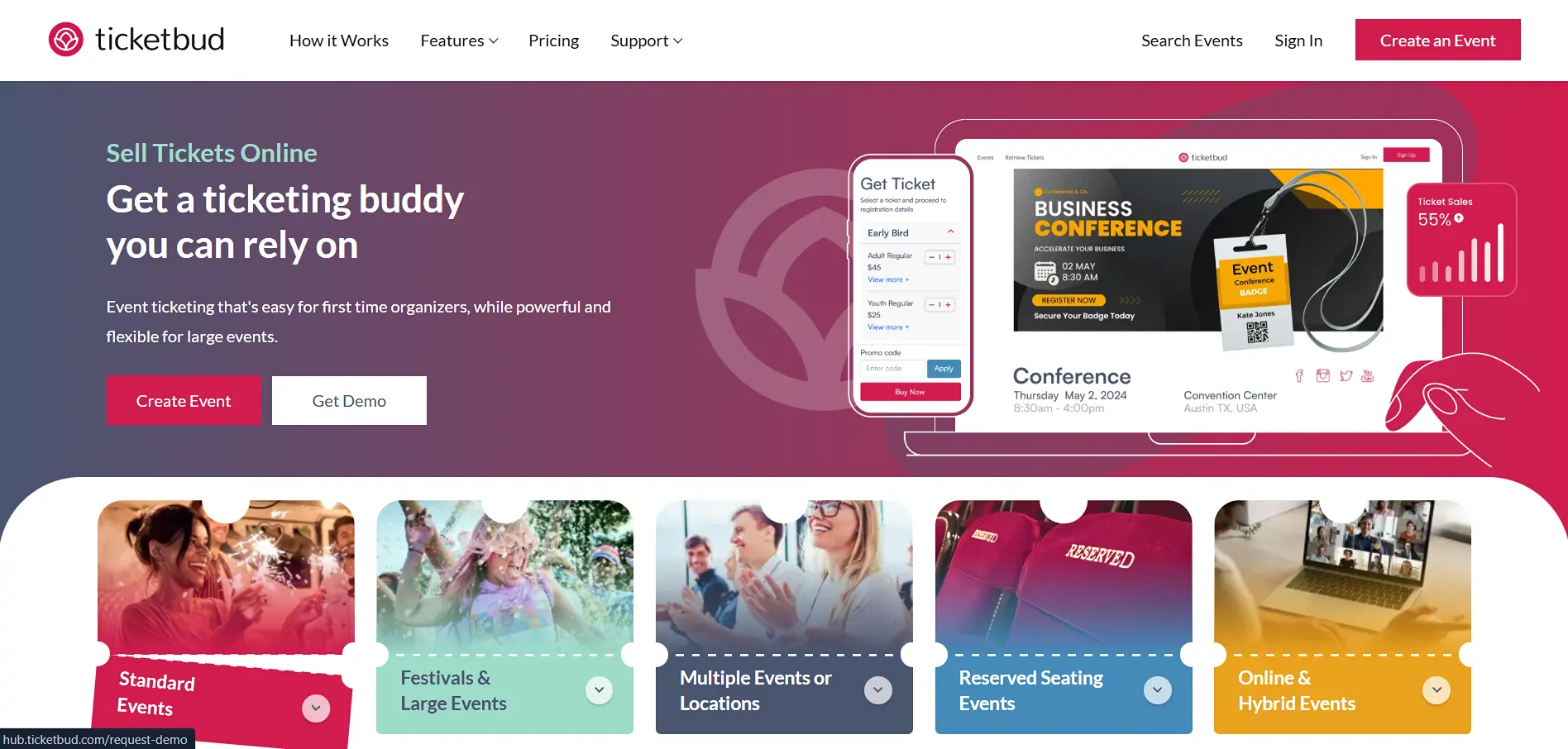 Ticketbud, a third-party event and ticketing platform for Salesforce